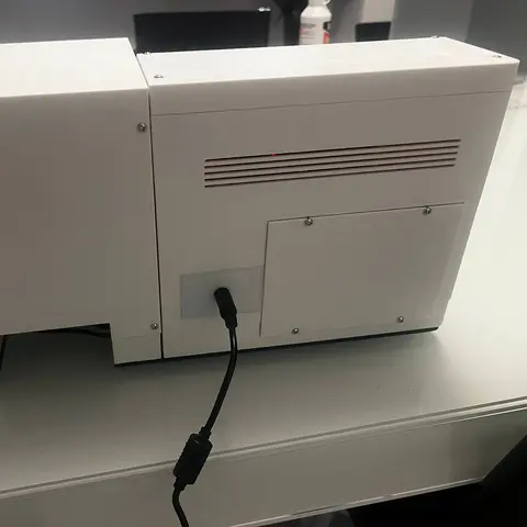 The completed rear panels with ventilation slots and a single power inlet